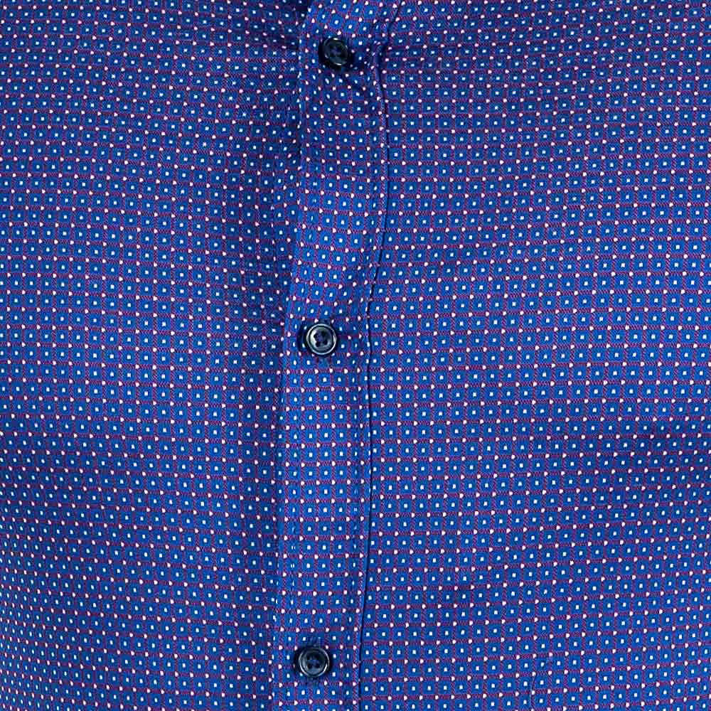 Ultra Slim-Fit Dot Printed Formal Shirt by Richman