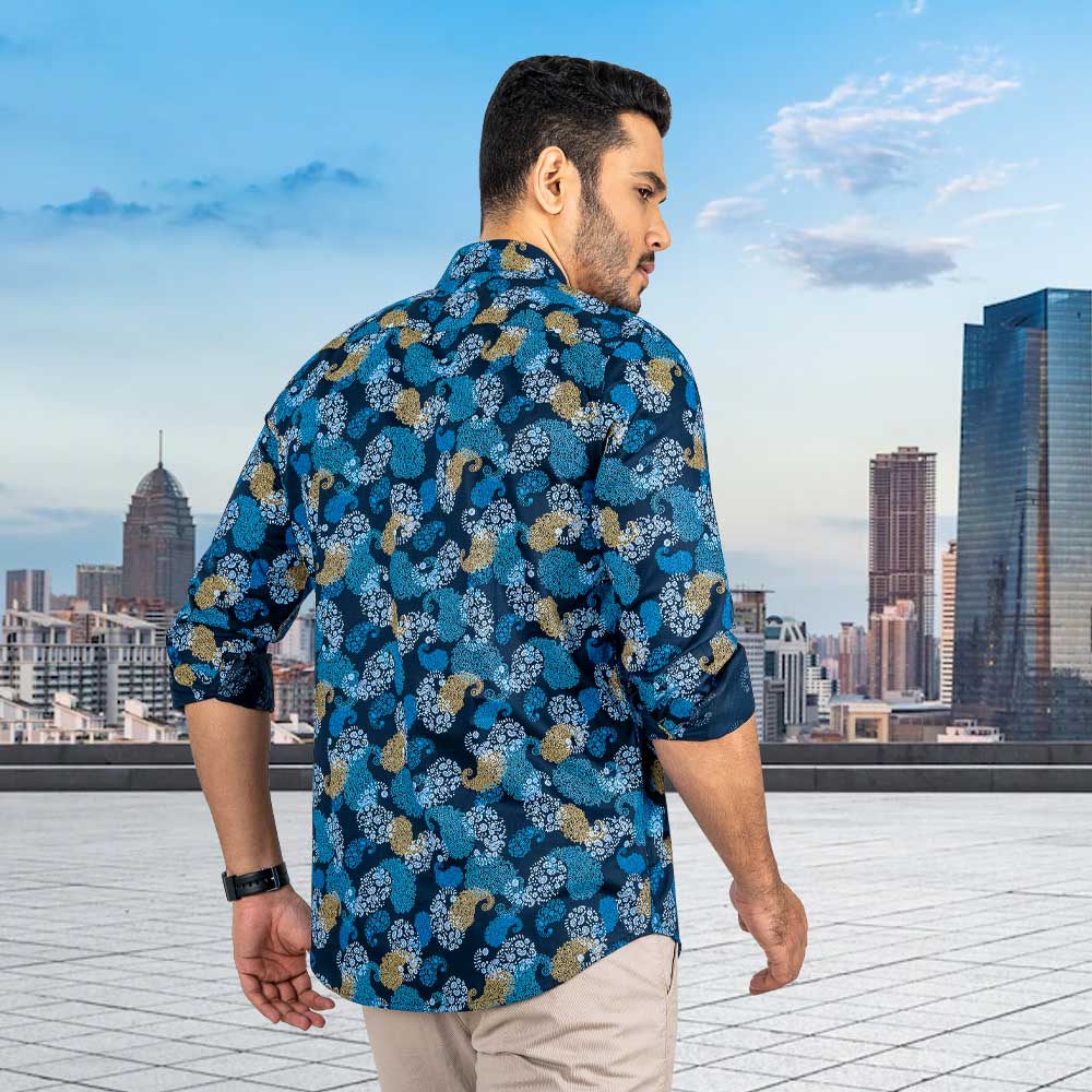 Printed Slim Fit Shirt by RICHMAN
