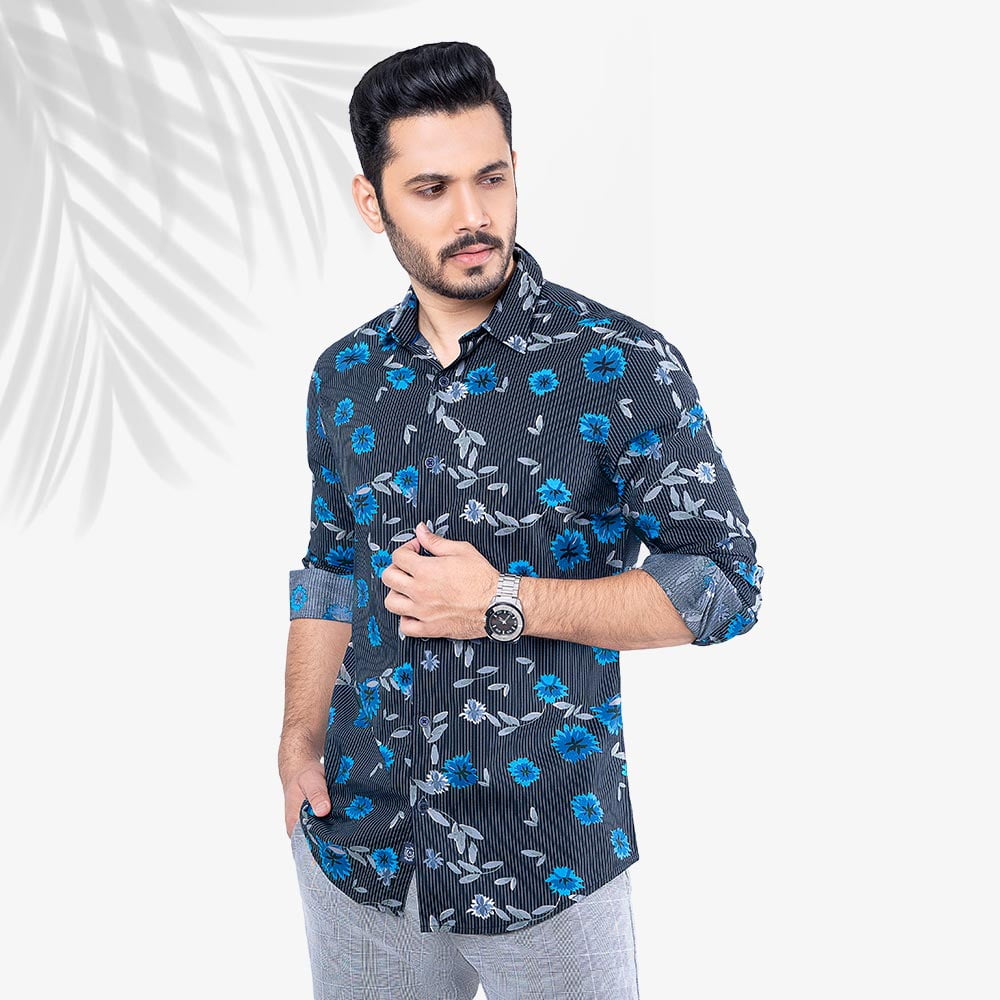 Floral Printed Casual Shirt by RICHMAN