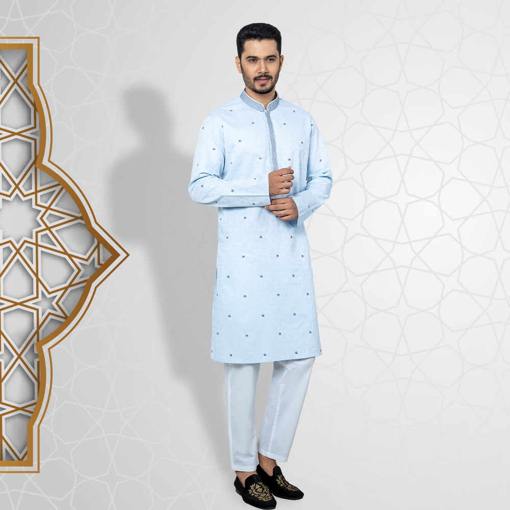 Men's Regular Fit Panjabi by LUBNAN