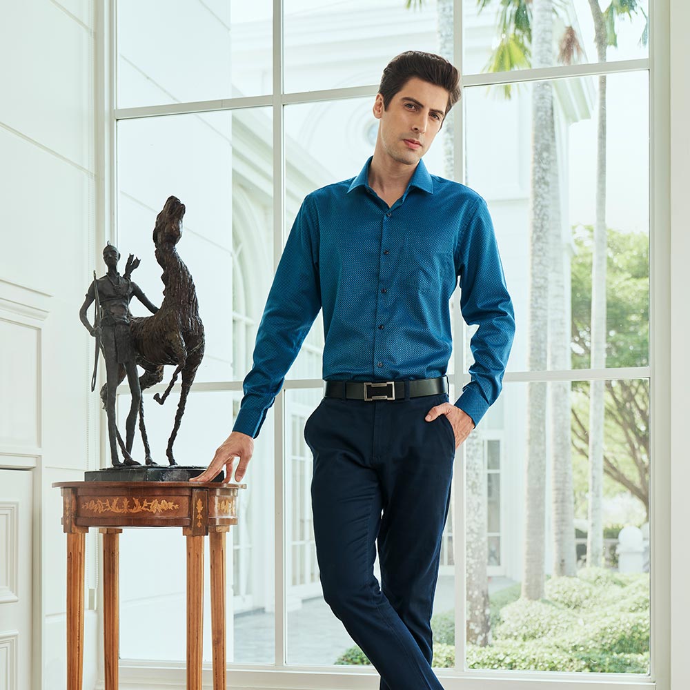 Premium Slim-Fit Formal Shirt by RICHMAN