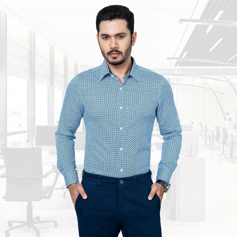 Printed Ultra Slim Fit Shirt by RICHMAN