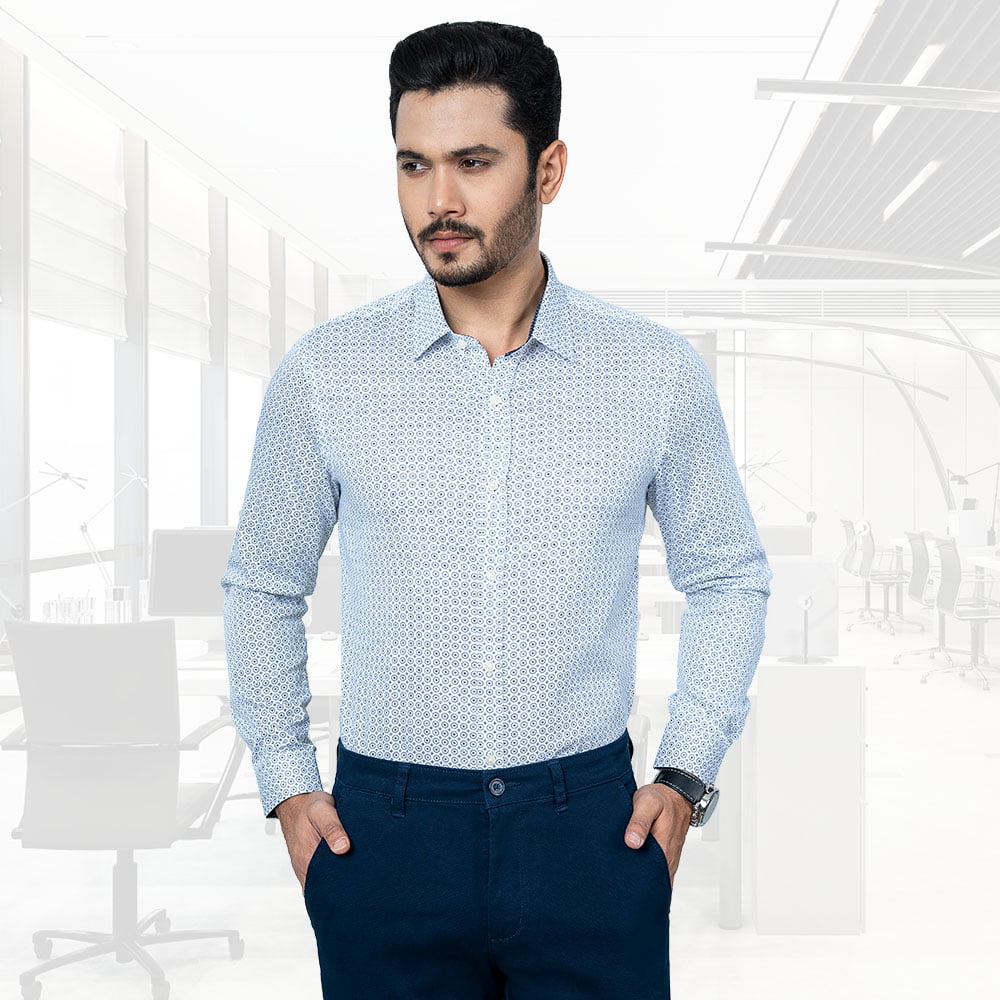 Printed Ultra Slim Fit Shirt by RICHMAN