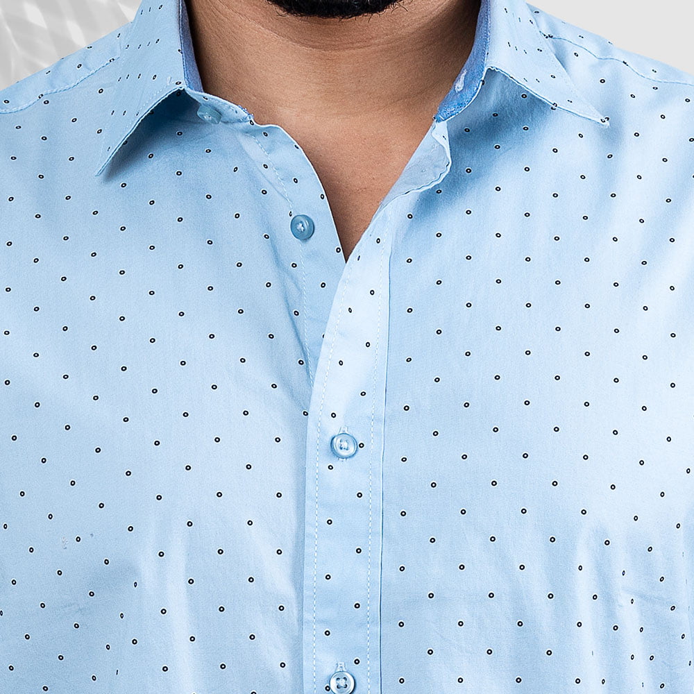 Ultra Slim Fit Printed Casual Shirt by RICHMAN