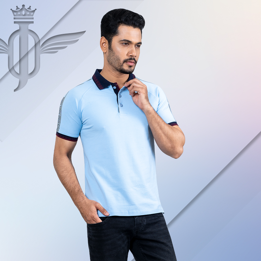 Printed Polo Shirt by OXYGEN