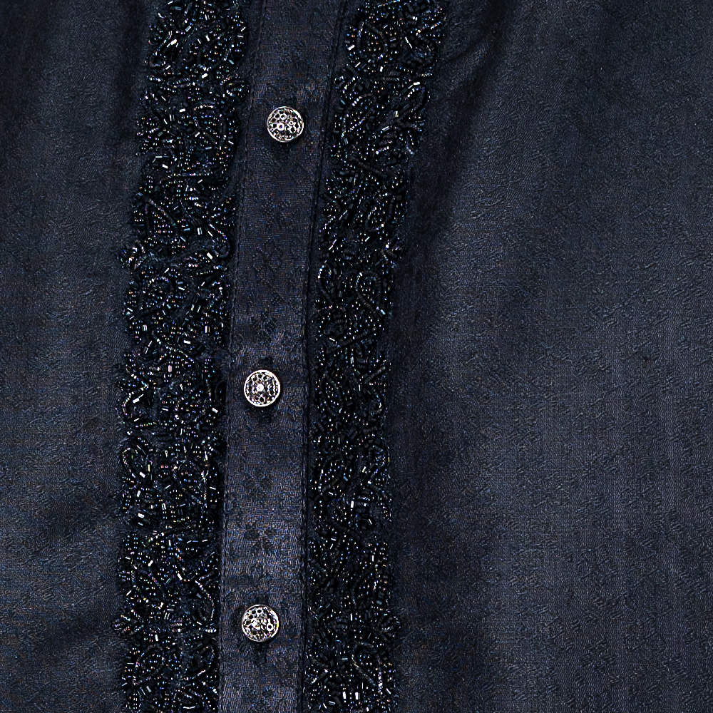 Premium Black Regular Fit Panjabi Set by LUBNAN