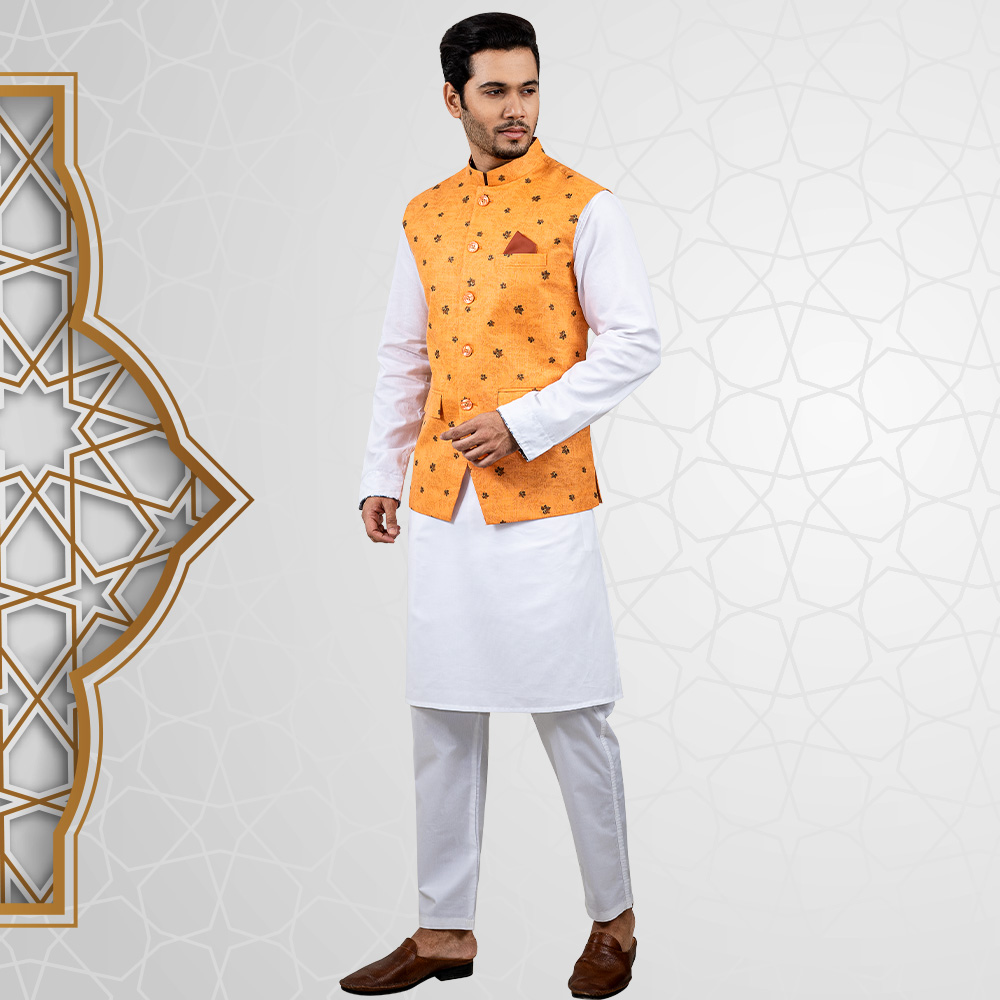 Lubnan Printed Waistcoat