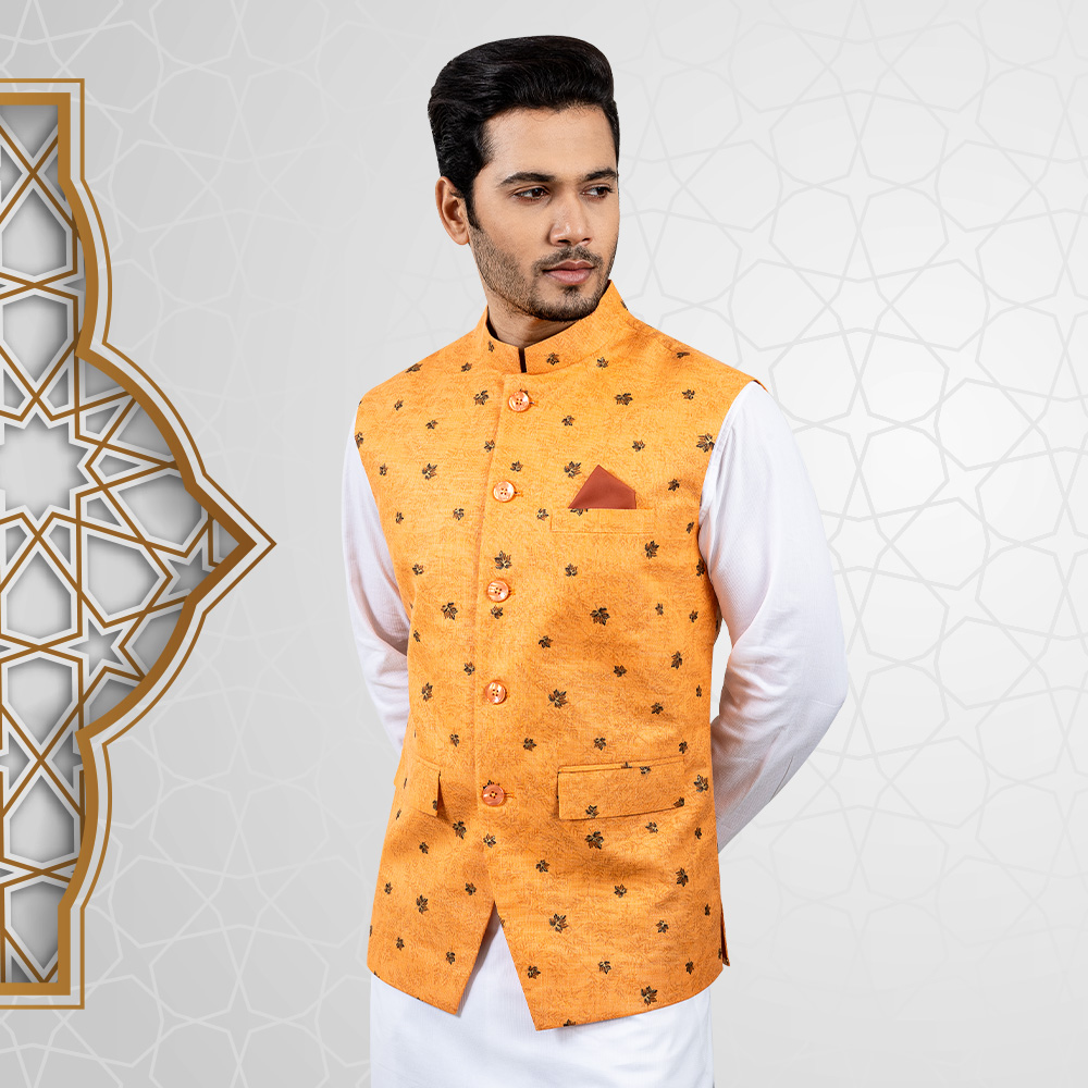 Lubnan Printed Waistcoat