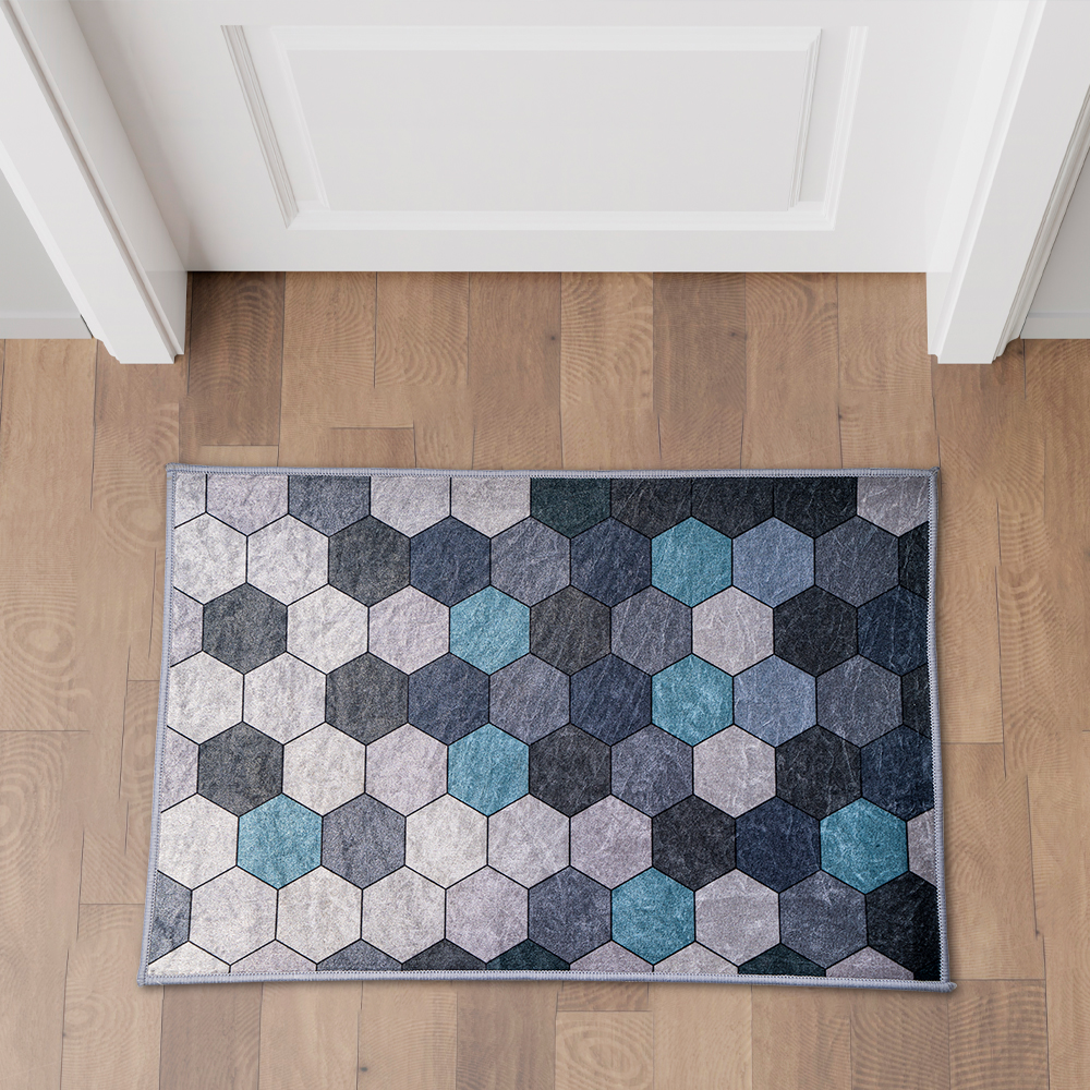 Block Printed Door Mat