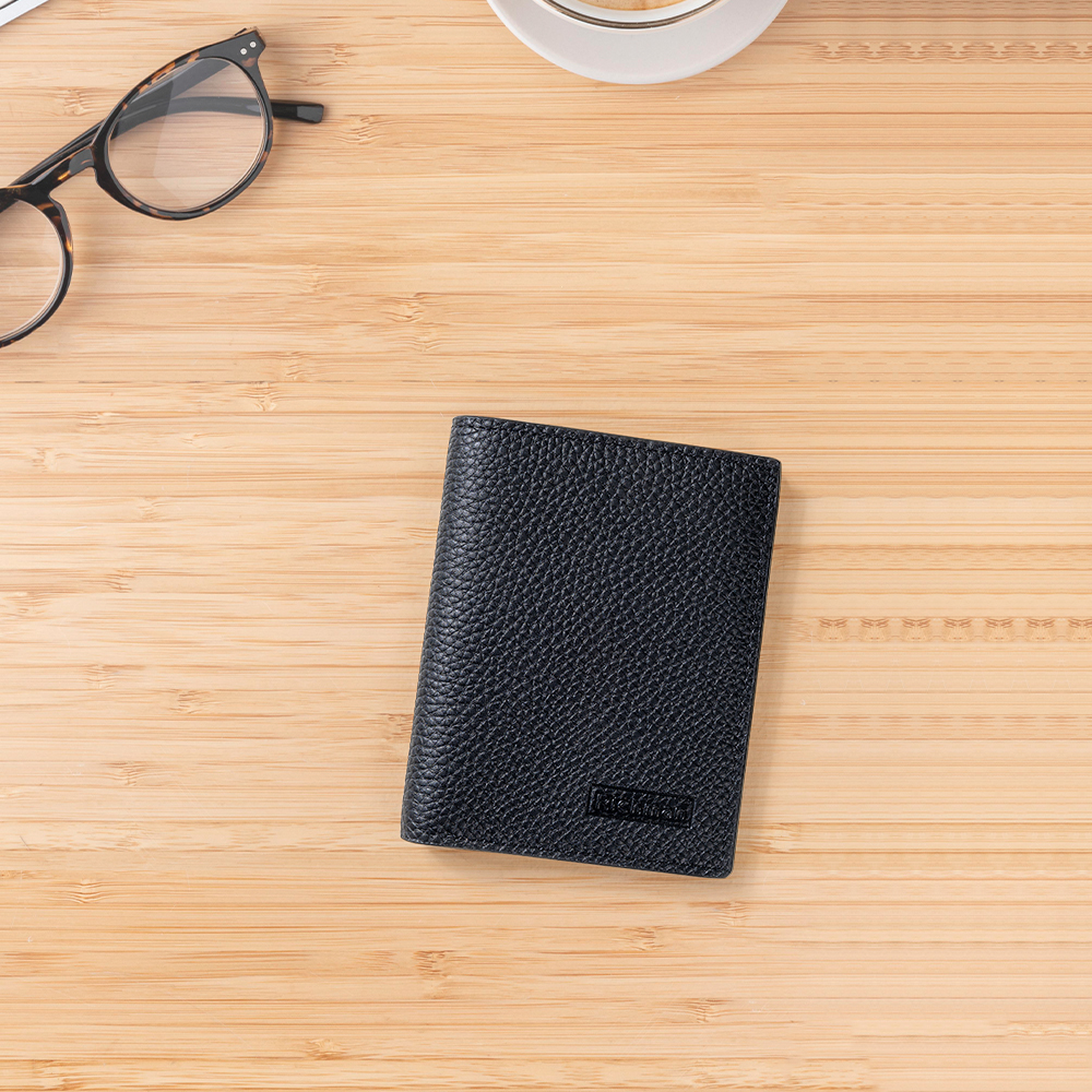 RICHMAN Premium Black Leather Wallet