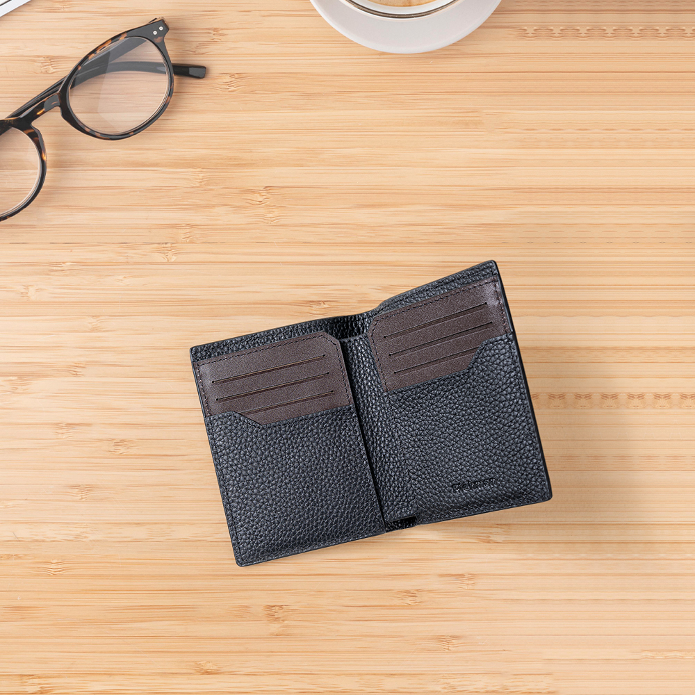 RICHMAN Premium Black Leather Wallet