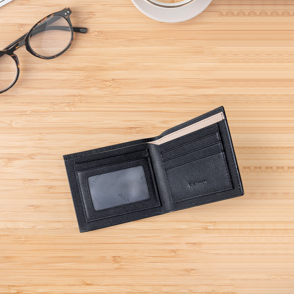 RICHMAN Premium Black Leather Wallet