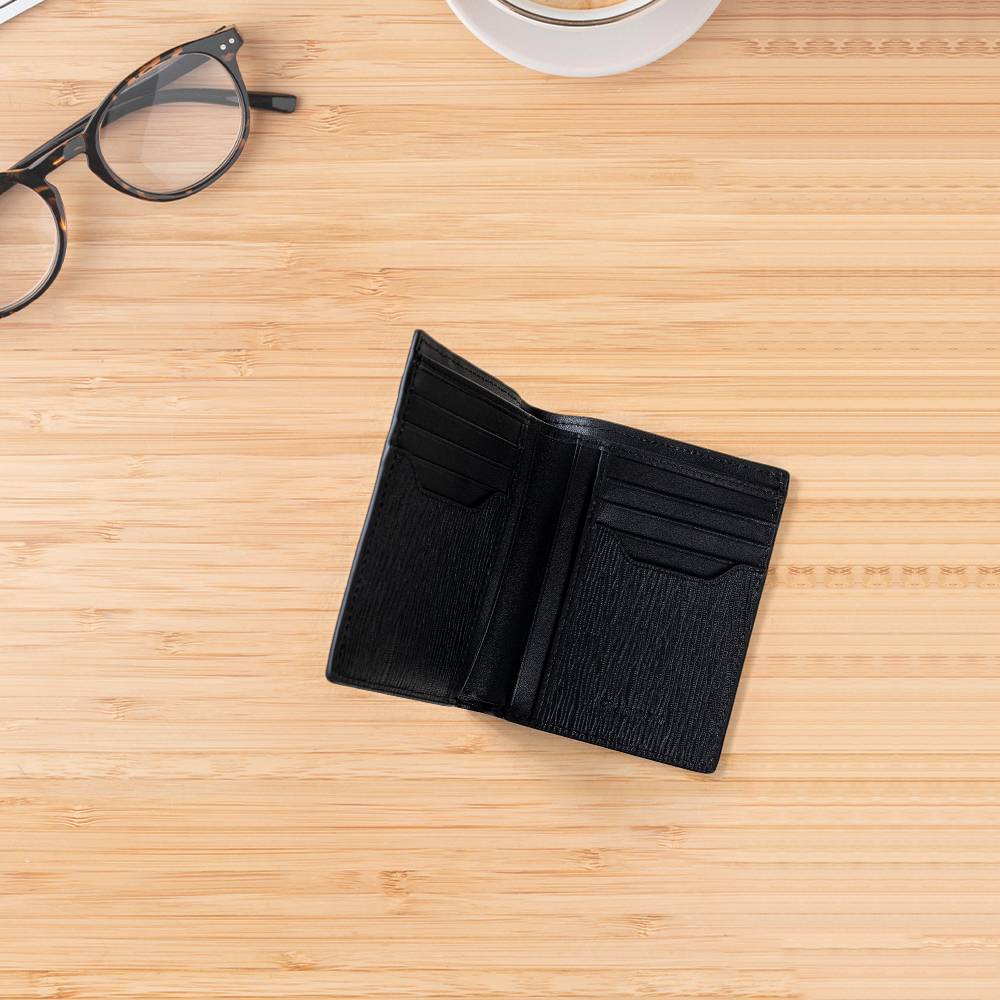 RICHMAN Premium Black Leather Wallet