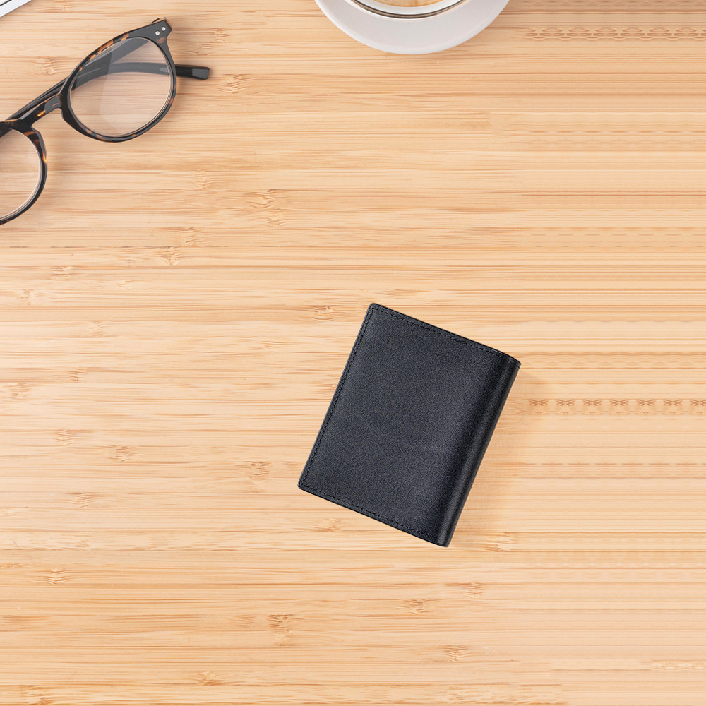 RICHMAN Premium Black Leather Wallet