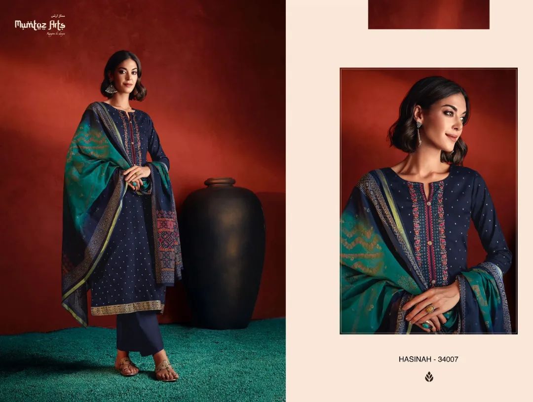 3 Piece - Premium Embroidered Unstitched Dress