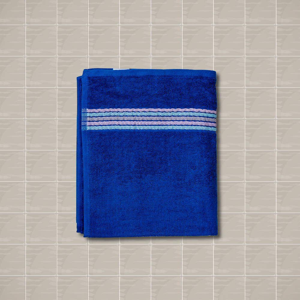 Premium Blue Colour Cotton Hand Towel