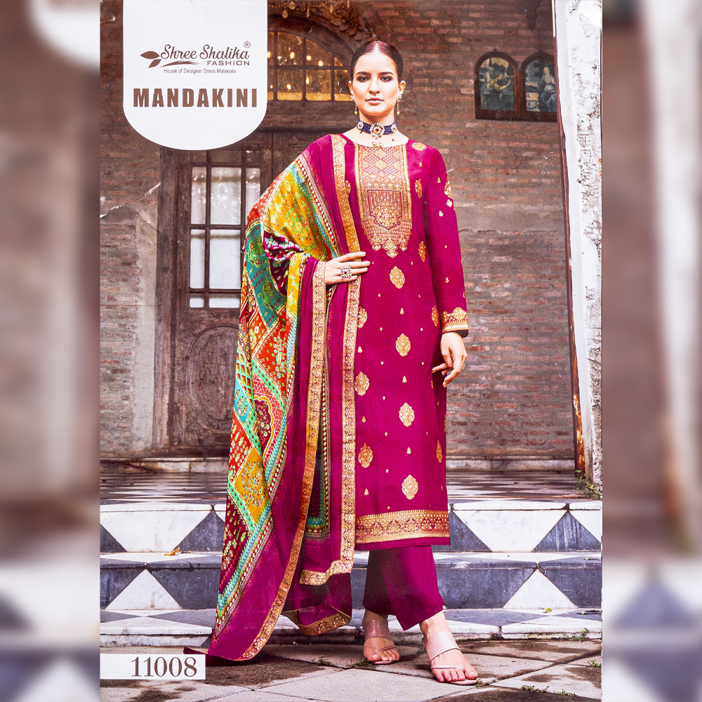 3 Piece – Premium Embroidered Unstitched Dress