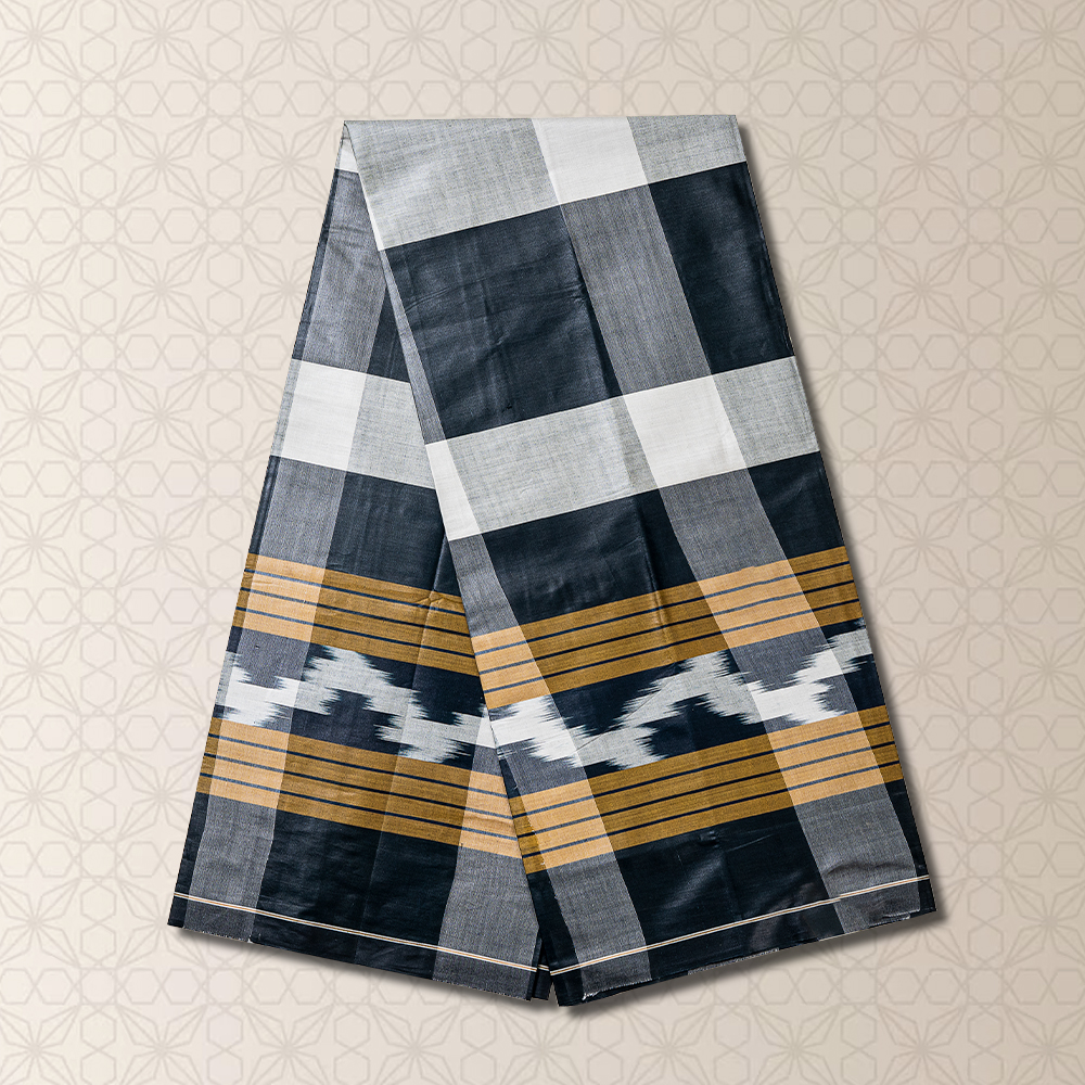 Classic Khaki Check Cotton Lungi