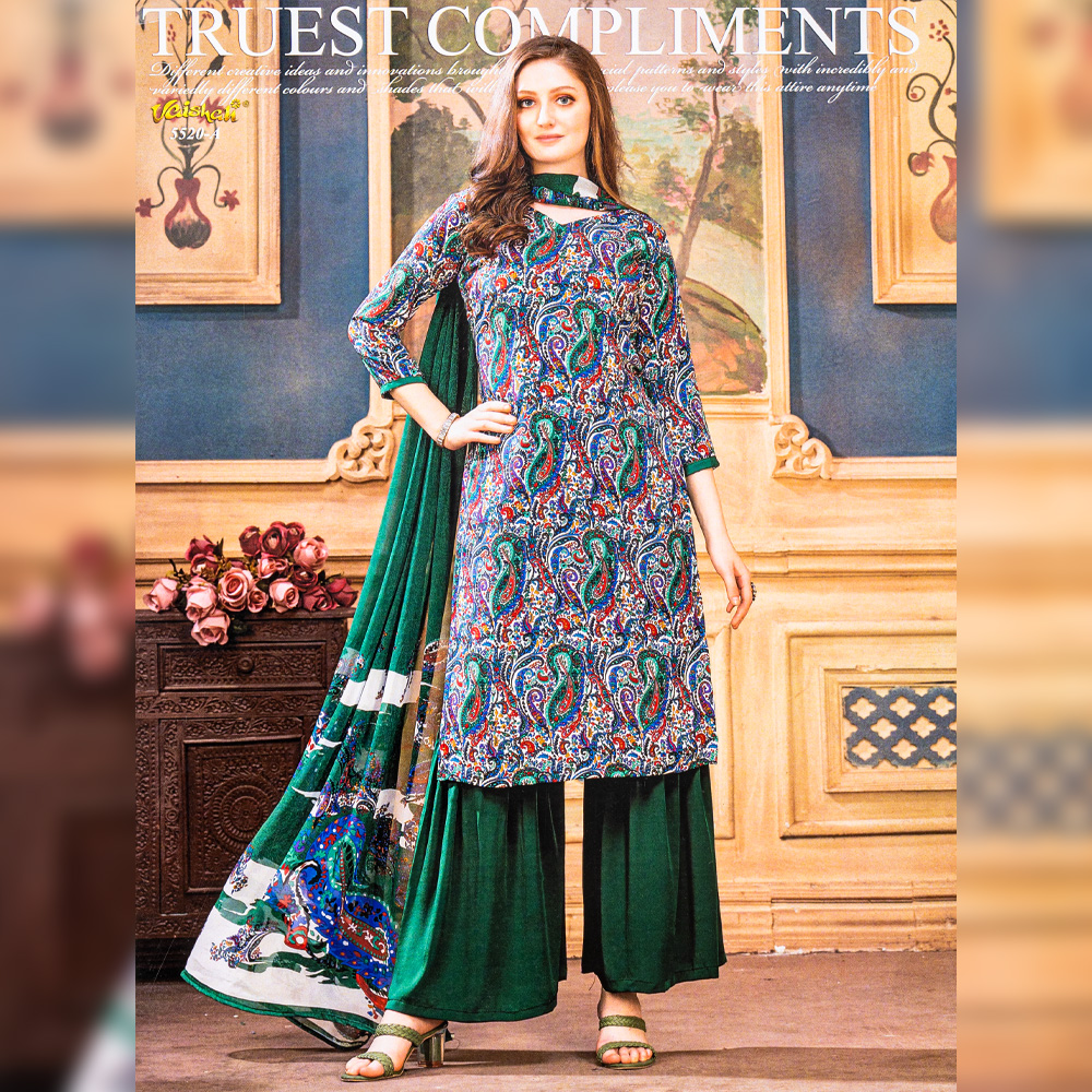 3 Piece – Premium Embroidered Unstitched Dress