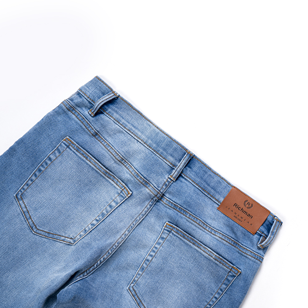 Richman Men's Light Indigo Color Denim Pant