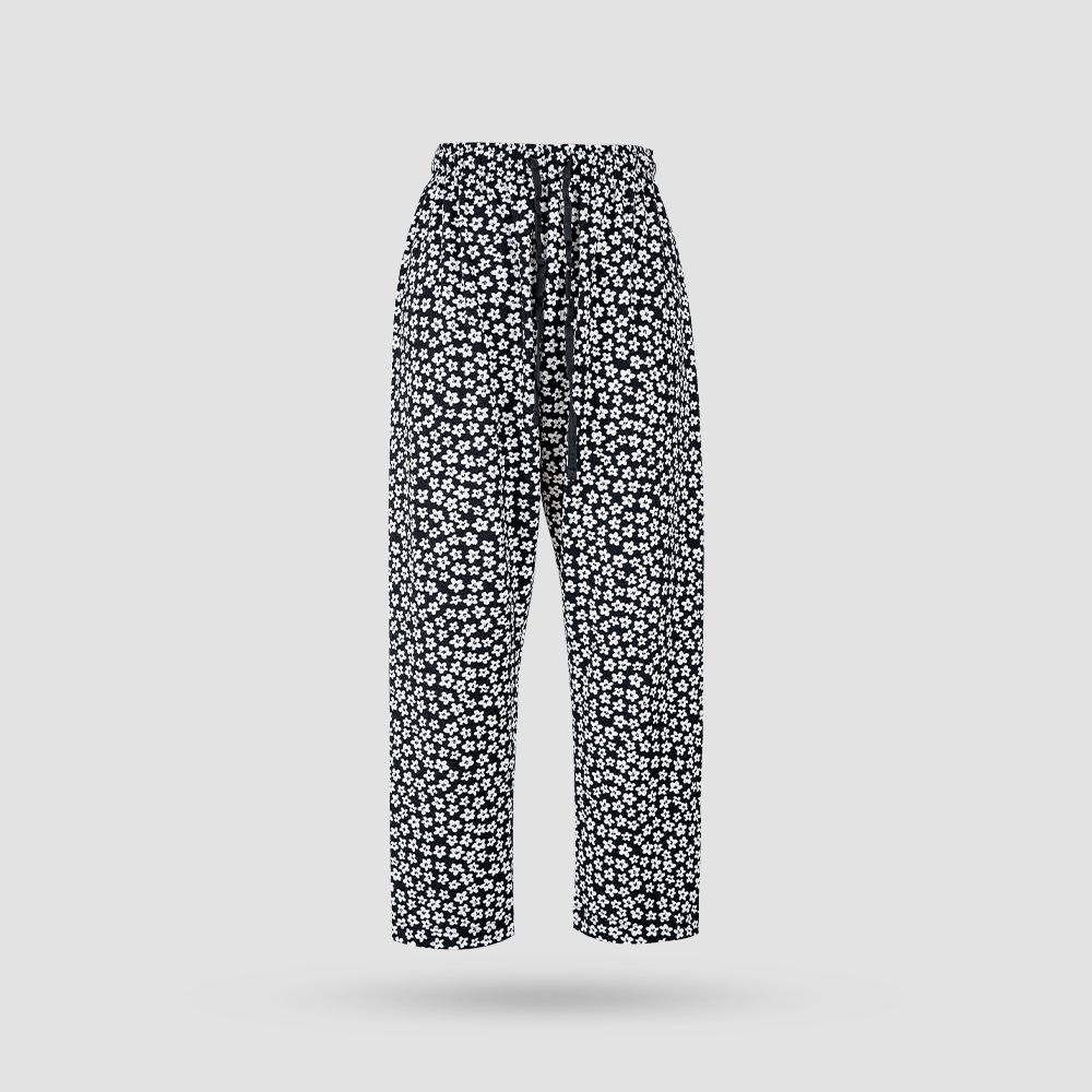 Muslin Black Printed Women’s Plazo