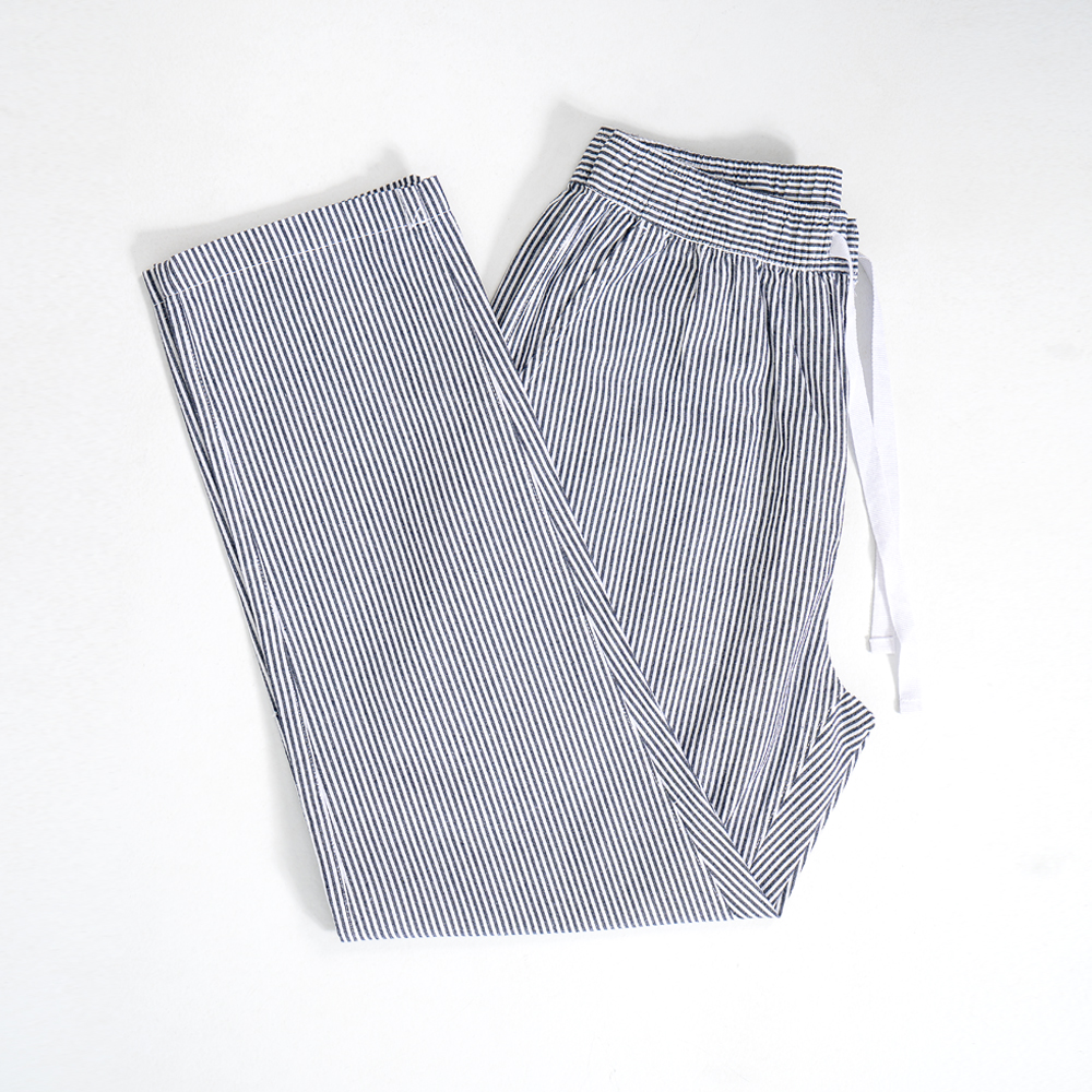 RICHMAN Comfy Black Stripe Relax Trouser