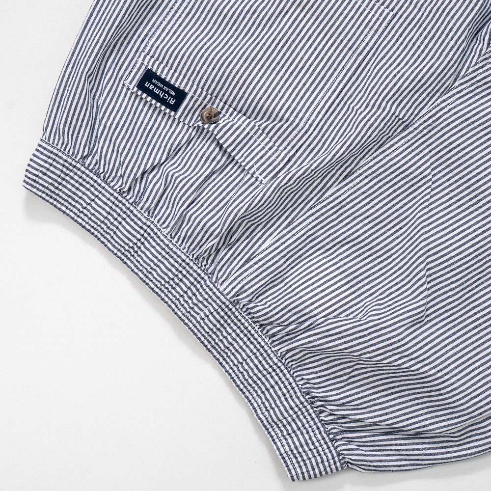 RICHMAN Comfy Black Stripe Relax Trouser