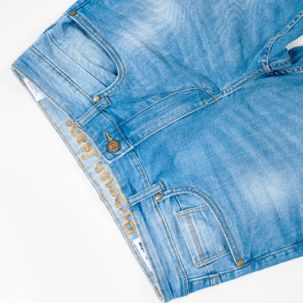 Richman Men's Light Indigo Color Denim Pant