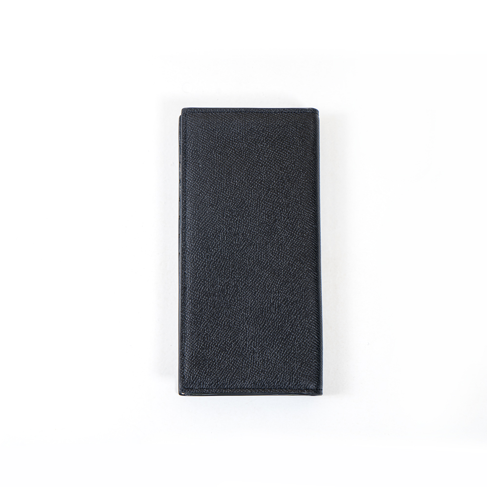 RICHMAN Premium Black Leather Long Wallet