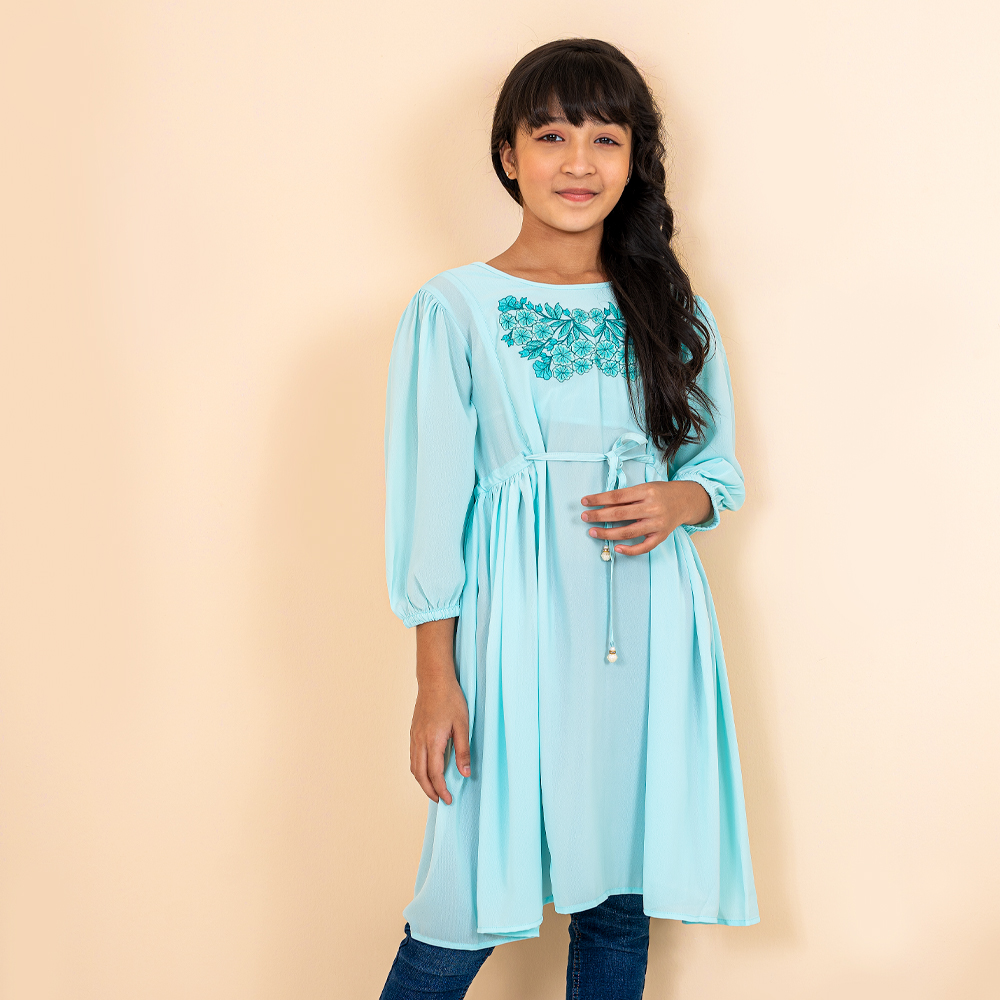 iNFINITY Girls Pastel Color Printed Tops