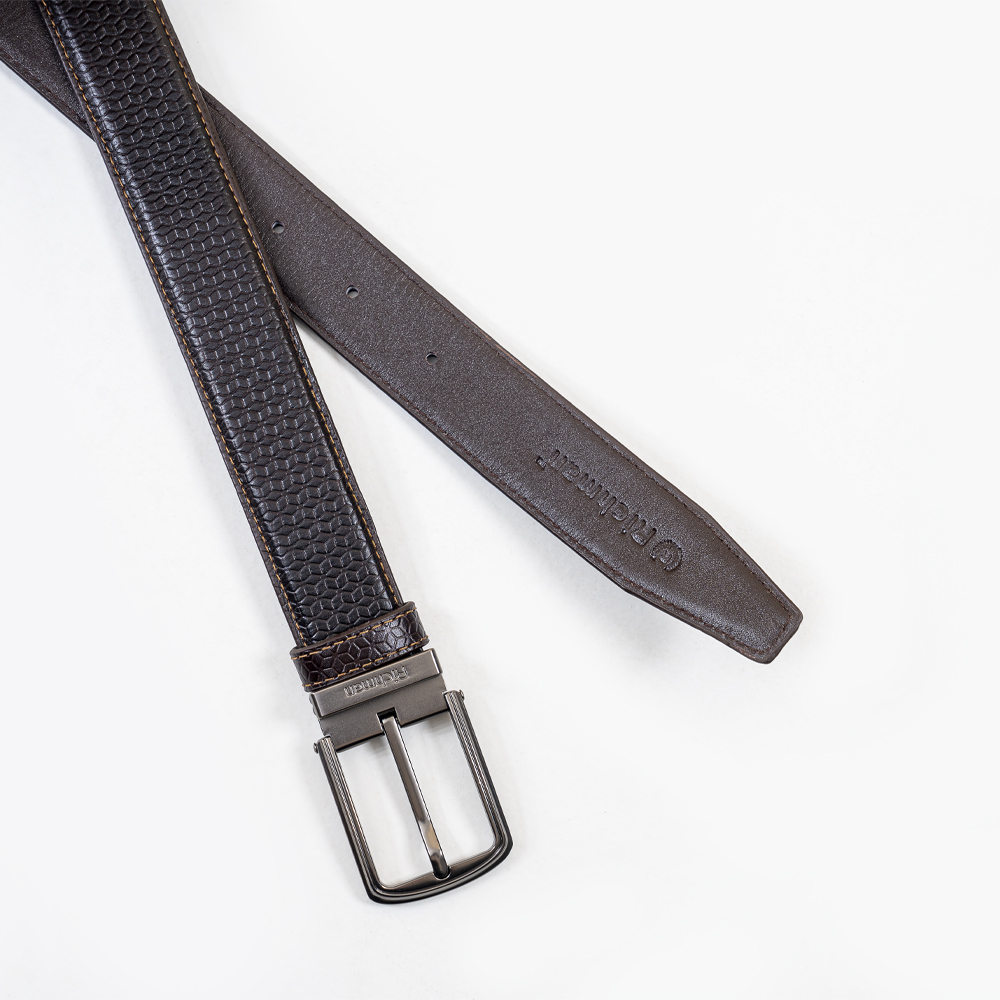 RICHMAN Premium Chocolate Colour Leather Belt