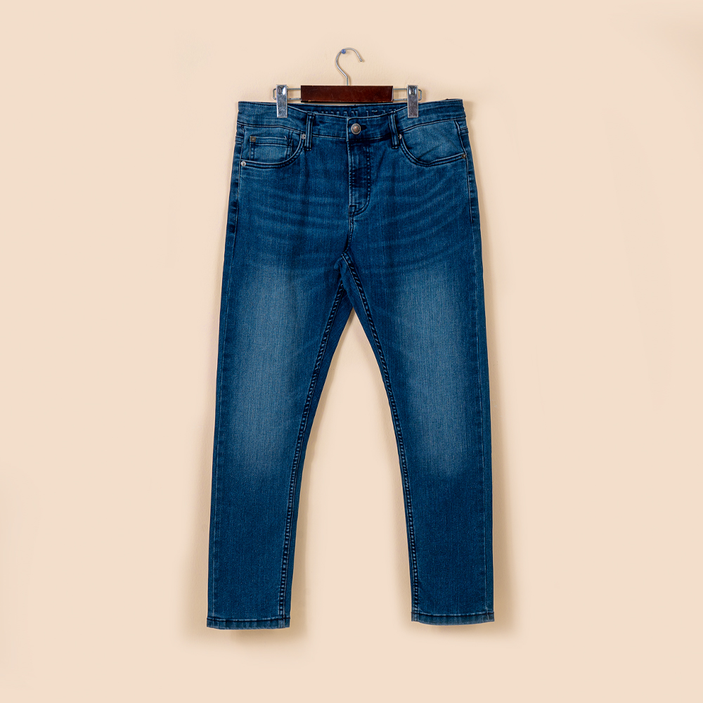 Richman Men's Mid Indigo Color Denim Pant