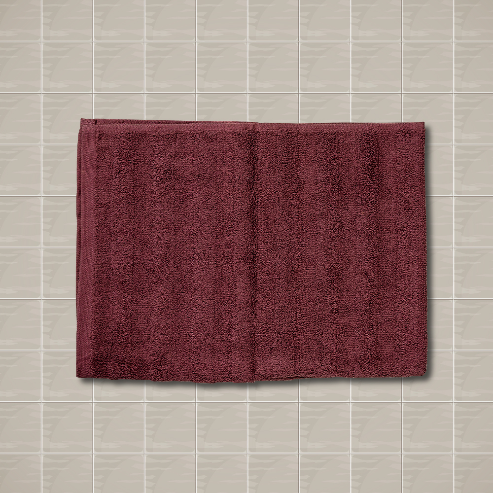 Premium Maroon Colour Cotton Hand Towel