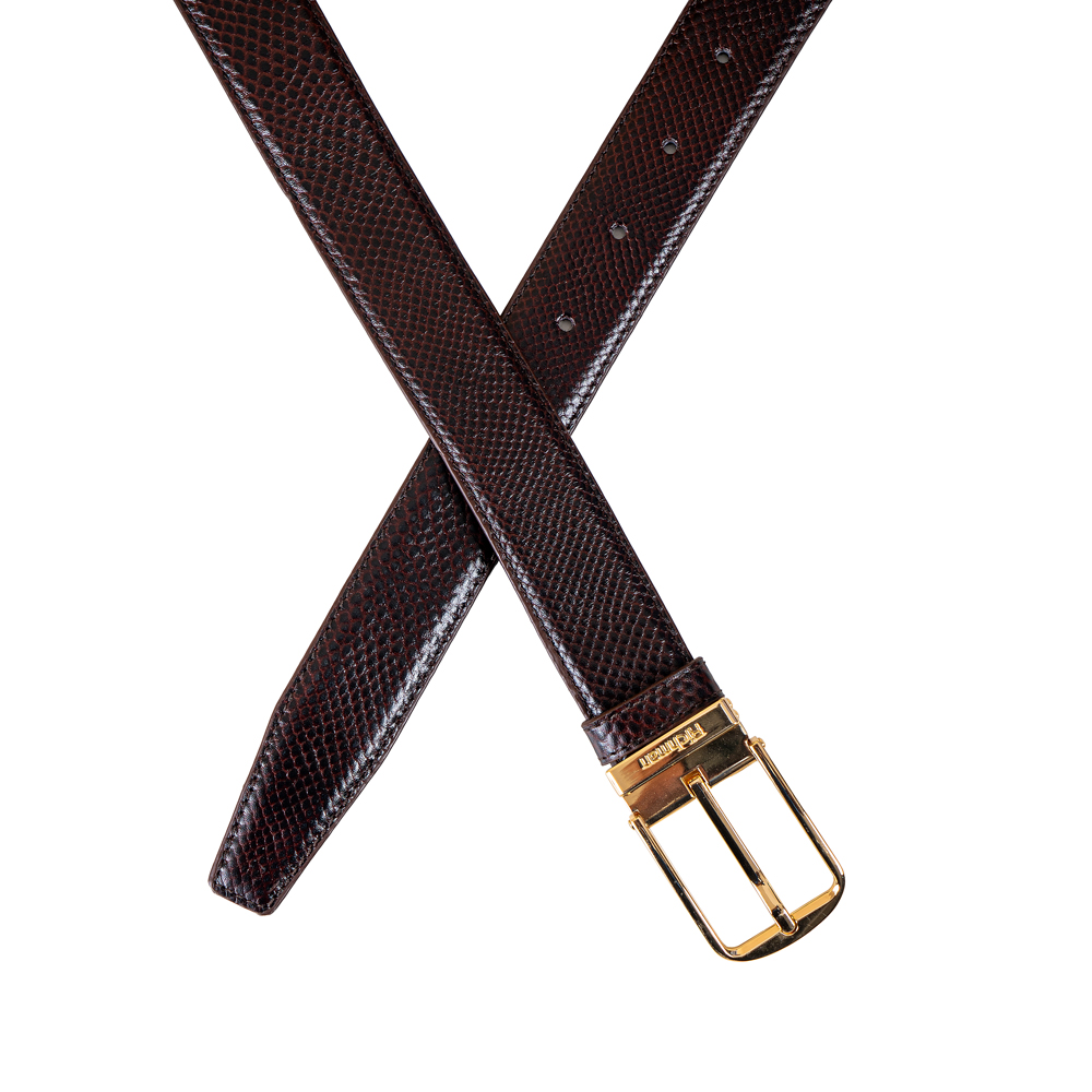 Premium Chocolate Color Leather Belt by Richman