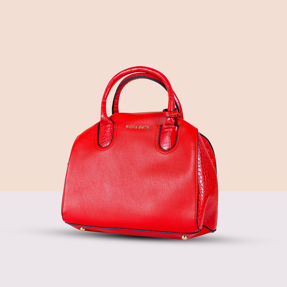 Premium Red Colour Leather Bag