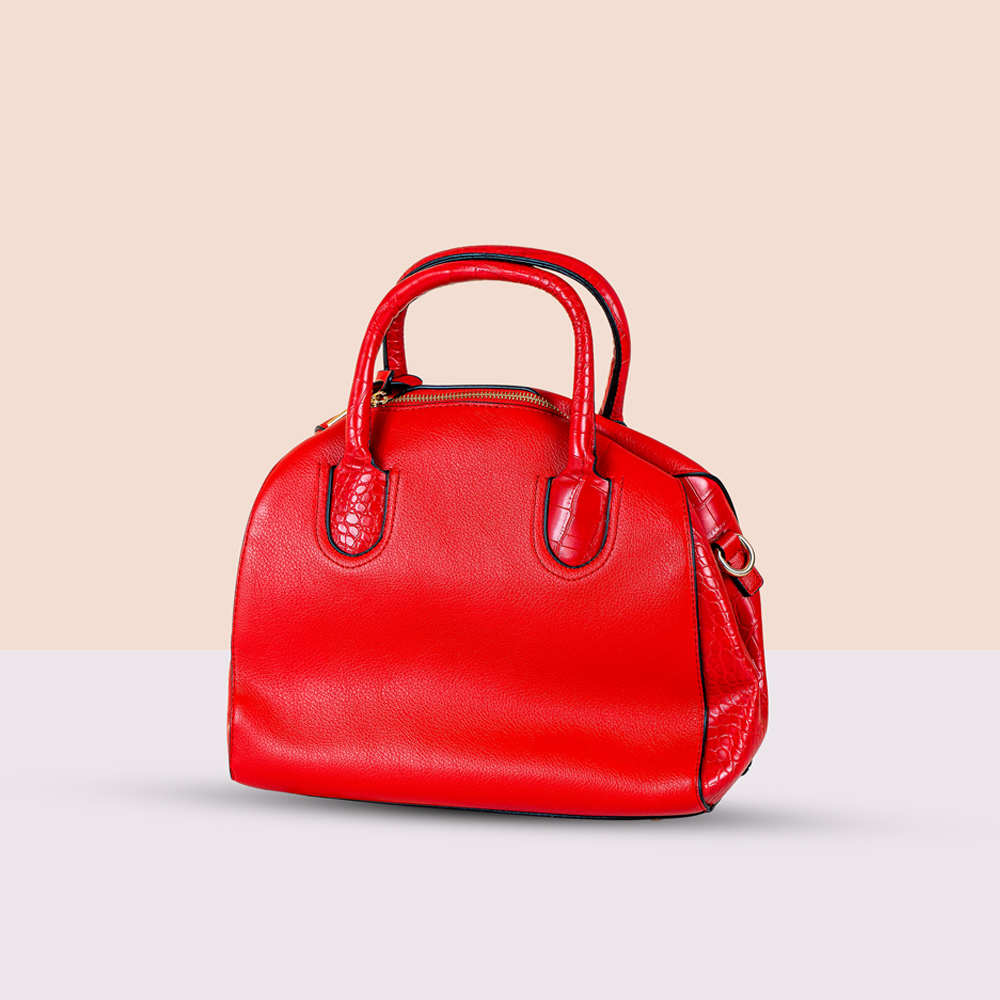 Premium Red Colour Leather Bag